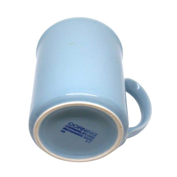 Corningware Vtg Blue & Discontinued Apricot Grove Floral Coffee Tea Mugs Cups Se - Picture 6 of 7